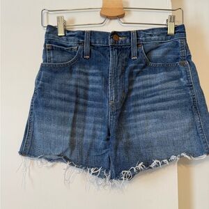 Madewell Classic Blue Jean Shorts